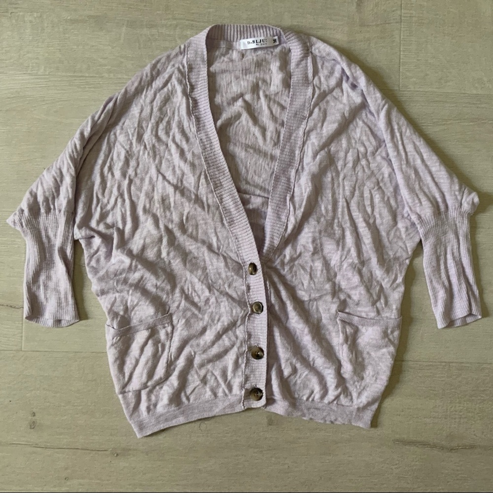 Light Lilac Violet Purple Cardigan